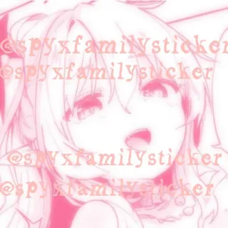 🥜 6697bc50 Spy x Family @spyxfamilysticker 애니메이션, 만화, 스티커, 스파이 패밀리 telegram sticker