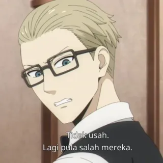 🚰 7f99df4b Tidak usah. 
Lagi pula salah mereka. telegram sticker