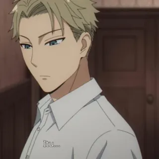 🚰 b833a685 Loid Forger Spy x Family Itu... 애니메이션, 스파이 패밀리, 로이드 포저, 캐릭터, 만화 telegram sticker