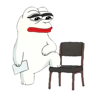 🇨🇰 6aa80b9b Meme, Ếch, Hoạt hình, Nhân vật telegram sticker