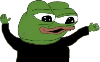 🇨🇰 6aeaaf2d Pepe the Frog pepe, ếch, meme, meme internet, cảm xúc telegram sticker