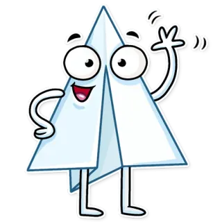 Paper Airplane telegram stickers