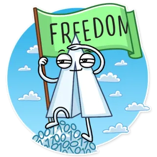 Paper Airplane telegram stickers