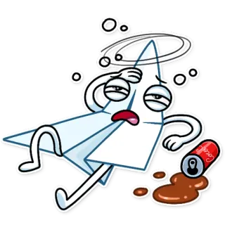 Paper Airplane telegram stickers