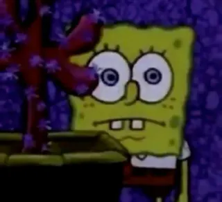 😳 1126398c Spongebob Bob Esponja, Desenho animado, Nickelodeon telegram sticker