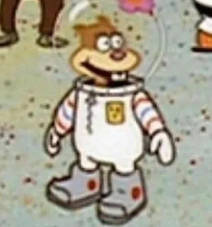 🤓 cccf4c91 Sandy Cheeks Spongebob Squarepants desenho animado, Bob Esponja, Sandy Bochechas, personagem, esquilo telegram sticker