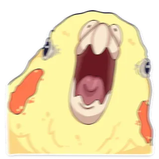 😱 a50a7490 bird, cockatiel, meme, funny, screaming whatsapp sticker