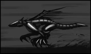 🐀 e5119859 dinosaurio, robot, velocidad, animal, futuro, maquinaria telegram sticker