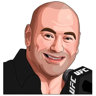 😆 3fdd0c6a Dana White UFC Dana White, UFC, Sport, Mixed Martial Arts telegram sticker