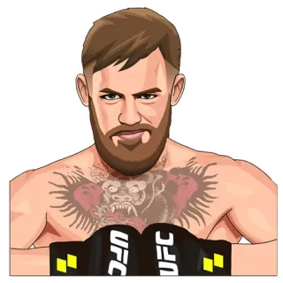 😏 6005d5b3 Conor McGregor conor mcgregor, ufc, mma, kämpfer, sport, boxen telegram sticker