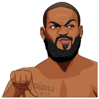 PARIMATCH + UFC telegram stickers
