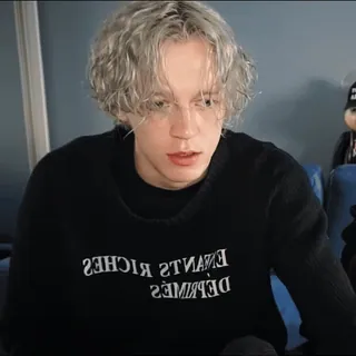 😐 f50494d7 ENFANTS RICHES DEPRIMES человек, свитер, мода, стиль, одежда telegram sticker