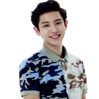 😁 721179f3 pria, kamuflase, orang, idola, k-pop, asia telegram sticker