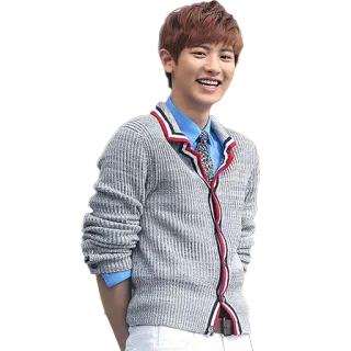 😁 d3ba4608 orang, senyum, korea, pria, bahagia, cardigan telegram sticker