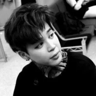 🌑 b86b2d0d Jimin jimin, kpop, bts, cantor, artista, masculino telegram sticker