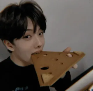 🦅 424ca3d4 personne, manger, nourriture, collation, humain, jeune whatsapp sticker