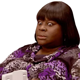 😐 58c77008 女性, ショック, びっくり, 表情, ポートレート telegram sticker