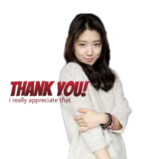 Park Shin Hye whatsapp stickers