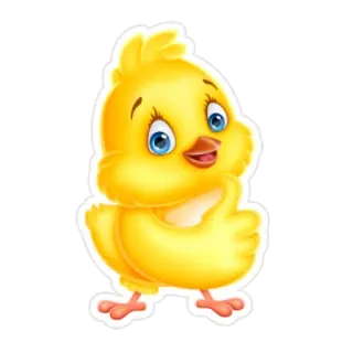 Пасхальный Цыплёночек whatsapp stickers