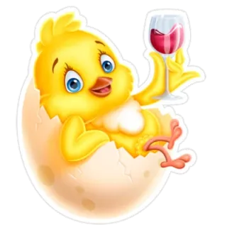 Пасхальный Цыплёночек telegram stickers