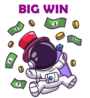 🎊 6197cb1f BIG WIN ความสำเร็จ, ความสำเร็จ, การชนะ, การพนัน, คาสิโน, แจ็คพอต telegram sticker