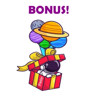 🎈 aced42f1 BONUS! โบนัส, ของขวัญ, อวกาศ, ดาวเคราะห์, นักบินอวกาศ, ของขวัญ, เซอร์ไพรส์ telegram sticker