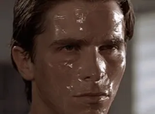 👌 22606b96 Patrick Bateman American Psycho パトリック・ベイトマン, アメリカン・サイコ, クリスチャン・ベール, フェイスマスク, 80年代, ホラー, キャラクター, 映画 whatsapp sticker