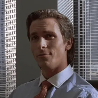 Patrick Bateman telegram stickers