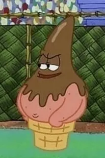 😏 36f735d0 Patrick Star SpongeBob SquarePants Patrick Star, ice cream, cartoon, SpongeBob SquarePants telegram sticker