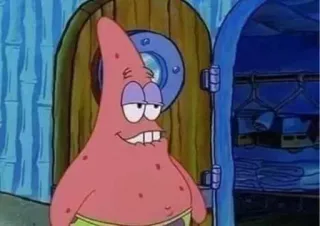 🕸 025df8bd Patrick Star Spongebob Squarepants cartoon, patrick, spongebob, starfish, humor telegram sticker