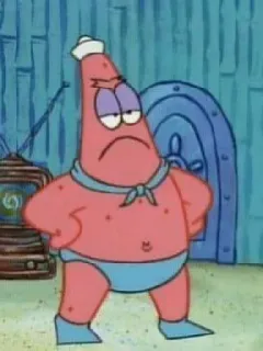 🕸 37423cfa Patrick Star Spongebob Squarepants cartoon, spongebob, patrick, star, animated telegram sticker