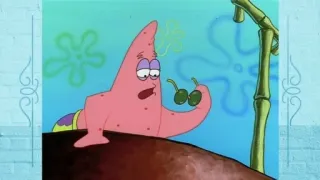 🕸 8bd09de6 Patrick Star Spongebob Squarepants patrick, starfish, cartoon, spongebob, glasses telegram sticker