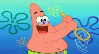 🕸 bf7ed1af Patrick Star SpongeBob SquarePants cartoon, character, spongebob, patrick, starfish telegram sticker