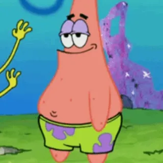 🍦 e4e7a38f Patrick Star SpongeBob SquarePants Dessin animé, Bob l'éponge, Patrick, Étoile de mer, Drôle telegram sticker