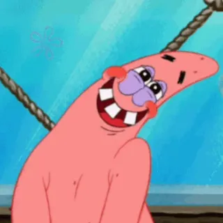 ✨ efb3b2e6 Patrick Star Spongebob Squarepants Dessin animé, Spongebob, Patrick, Drôle, Étoile de mer telegram sticker