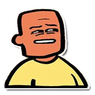 😁 bf8ef2eb facial expression, cartoon, meme, person, sticker whatsapp sticker