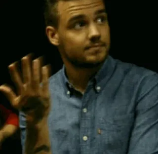 🌸 02ae68a5 mężczyzna, machanie, osoba, swobodny, gest ręki, powitanie whatsapp sticker