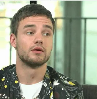 🌸 286022be Liam Payne piosenkarz, gwiazda, portret, mężczyzna, One Direction whatsapp sticker
