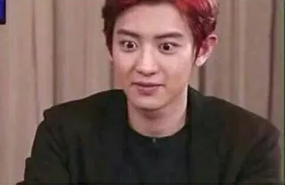 😦 7f971404 Chanyeol kpop, idol, chanyeol, exo, sänger, meme telegram sticker