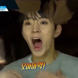 😨 64f67345 오아아악! 소리 지름, 놀람, 외침, 충격, 한국 telegram sticker