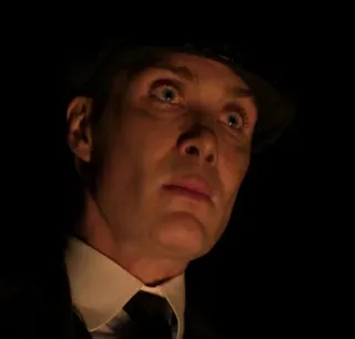 🤨 1c3f797f Thomas Shelby Peaky Blinders tv show, crime, drama, man, hat, portrait whatsapp sticker