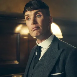 😕 24c0fa33 Thomas Shelby Peaky Blinders Peaky Blinders, Thomas Shelby, Cillian Murphy, character, portrait, drama whatsapp sticker