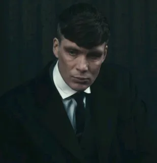 🧐 29c7061c Thomas Shelby Peaky Blinders Thomas Shelby, Peaky Blinders, Cillian Murphy, gangster, Birmingham, England whatsapp sticker