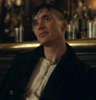 😏 6df5efce Thomas Shelby Peaky Blinders peaky blinders, thomas shelby, cillian murphy, drama, historical, bbc whatsapp sticker