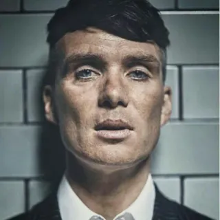 😕 624873a1 Thomas Shelby Peaky Blinders Cillian Murphy, Peaky Blinders, Thomas Shelby, actor, serie tv, retrato telegram sticker