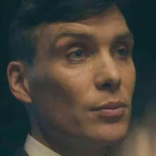🤨 e668c0bb Tommy Shelby Peaky Blinders hombre, cara, retrato, Peaky Blinders, Tommy Shelby telegram sticker