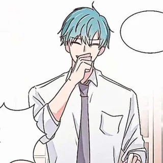 🎸 556185e1 anime, nhân vật, con trai, hoạt hình, manga, mỉm cười whatsapp sticker