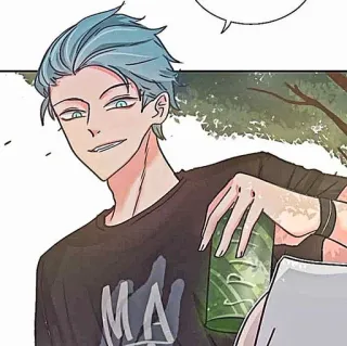 🎸 8c6fb83b MA anime, hoạt hình, nhân vật, đàn ông, hình minh họa whatsapp sticker