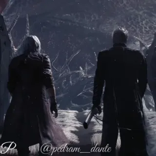 @Pedram_dante / Vergil whatsapp stickers