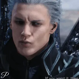 🗡 c046766e Vergil Devil May Cry If you want it, then วิดีโอเกม, devil may cry, เวอร์จิล, อนิเมะ, ปีศาจ telegram sticker